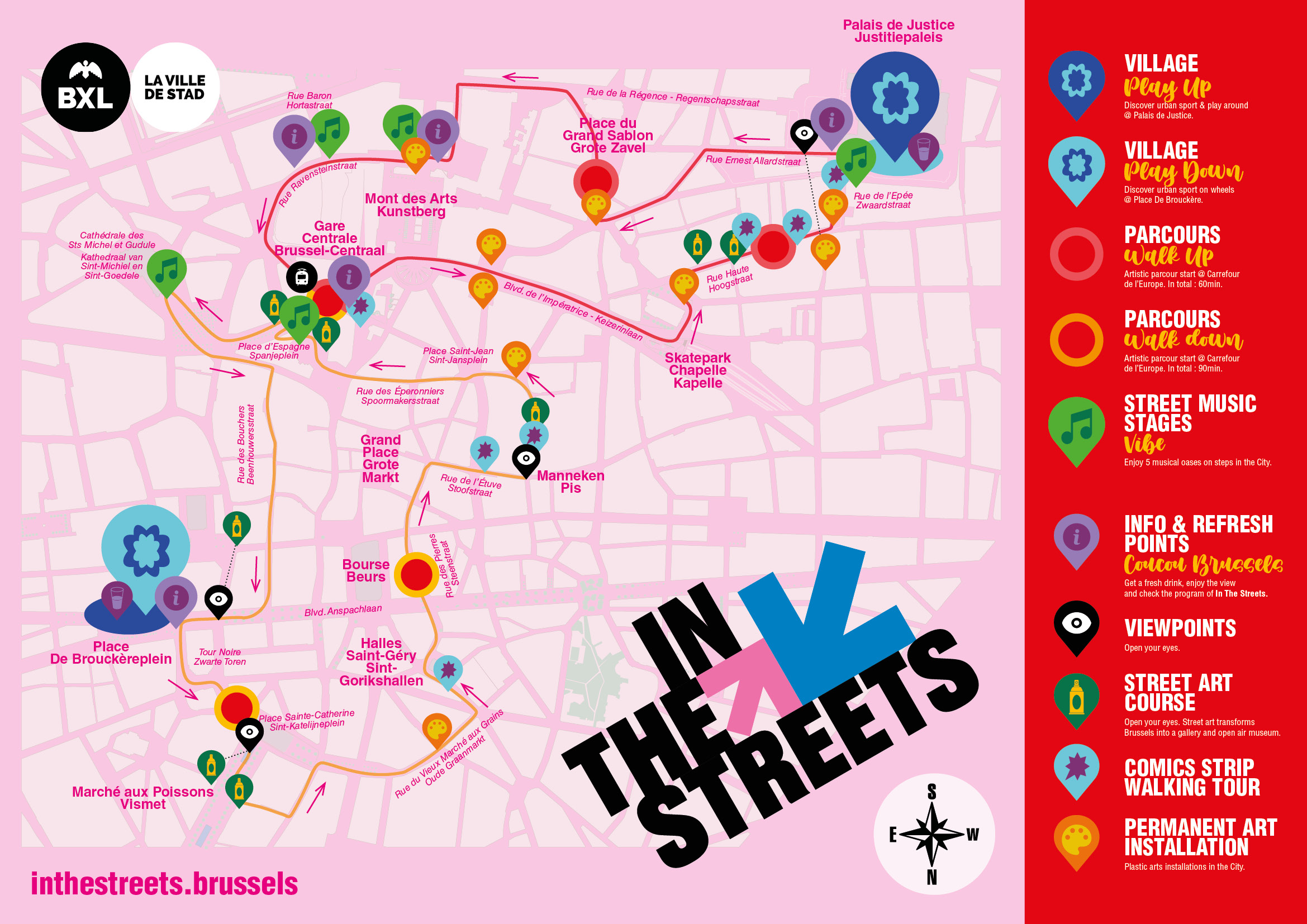 dynamic map in the streets